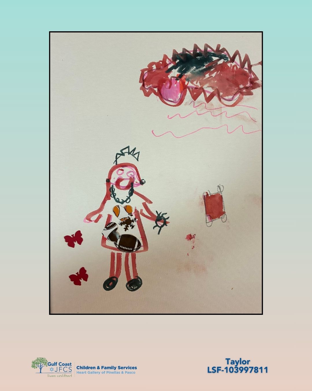 Pinellas-Pasco Heart Gallery logo, "A Program of Gulf Coast JFCS"