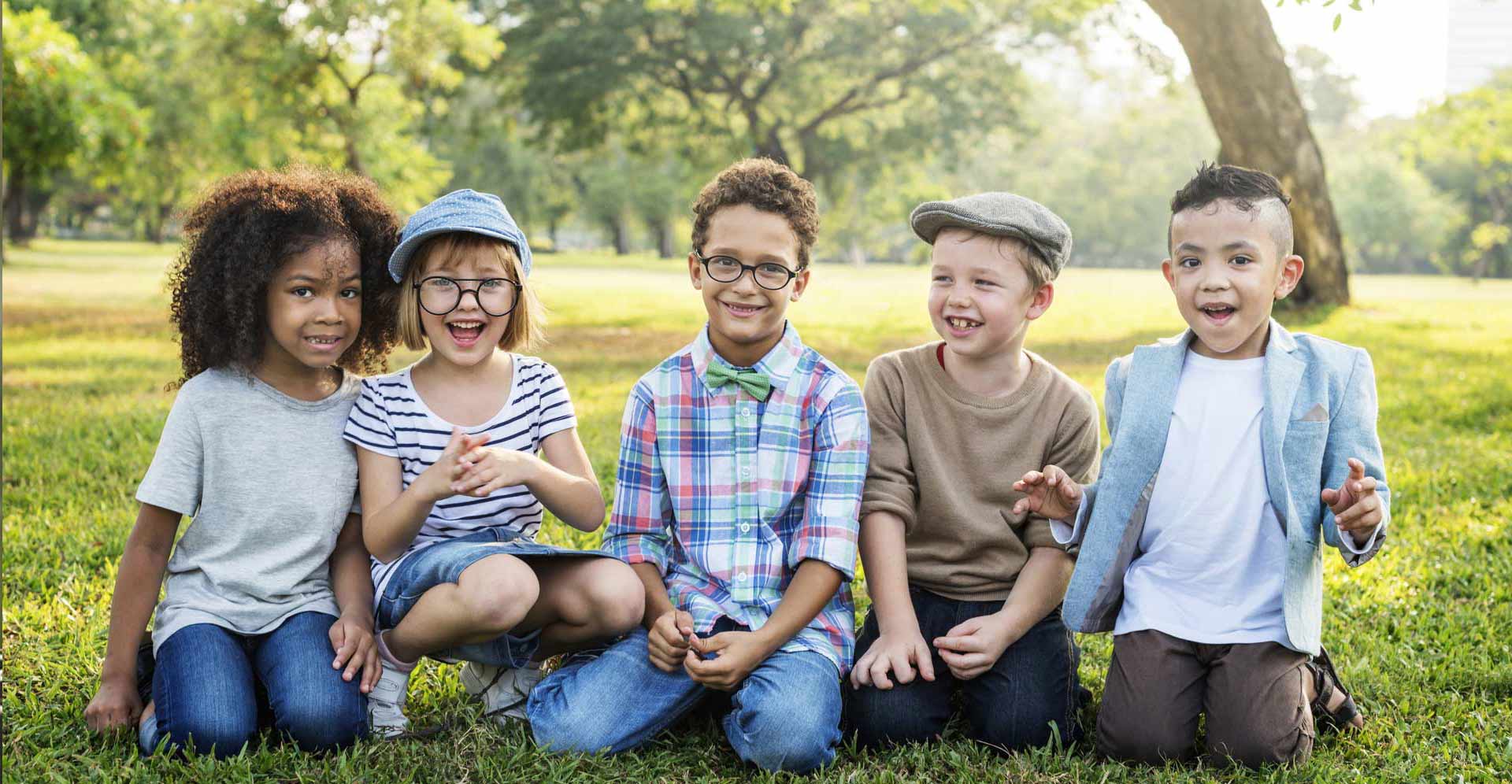 banners-love-children-fund photo of Children playing with bubbles