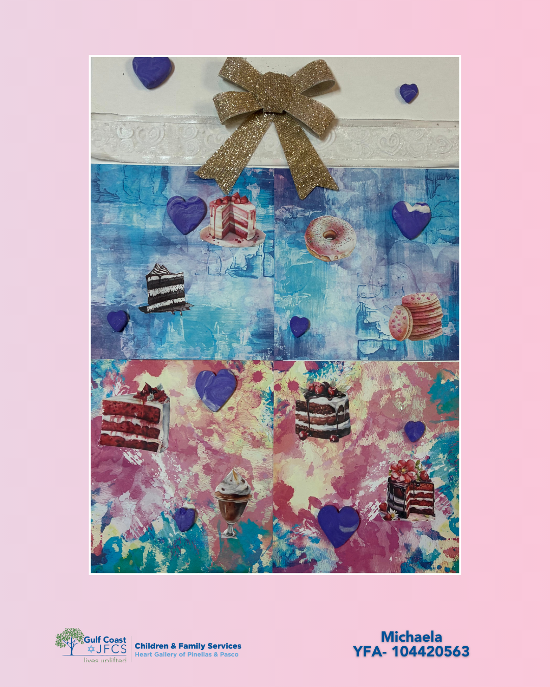 Pinellas-Pasco Heart Gallery logo, "A Program of Gulf Coast JFCS"