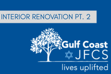 Graphic depicting language stating exterior windows and agency logo