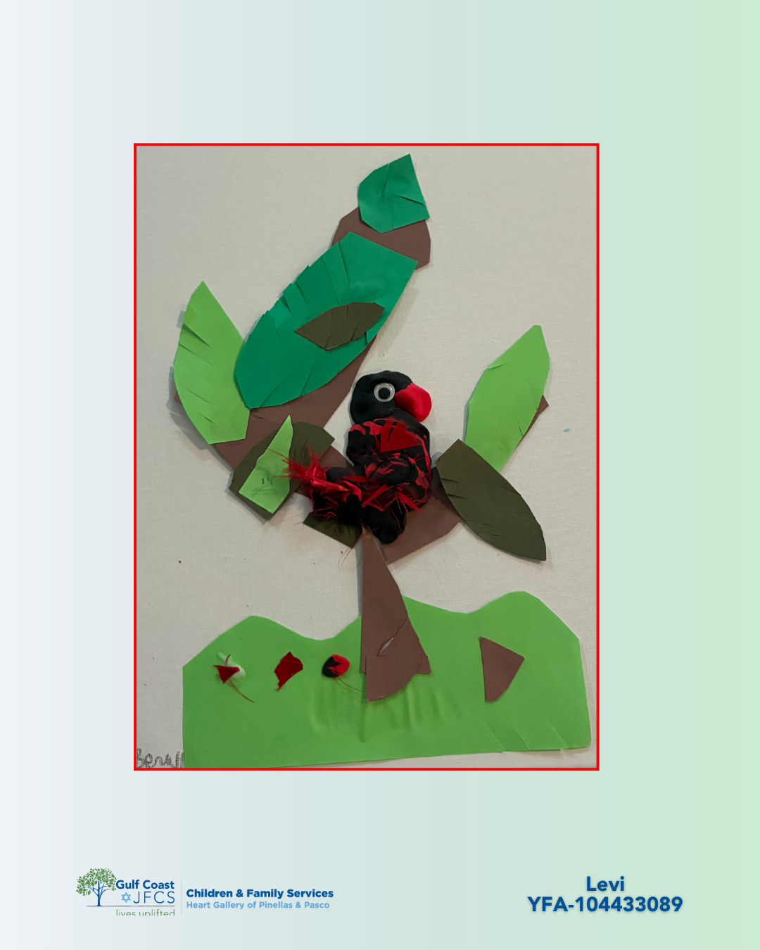 Pinellas-Pasco Heart Gallery logo, "A Program of Gulf Coast JFCS"