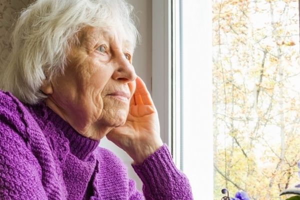 Photo of hands on cane
