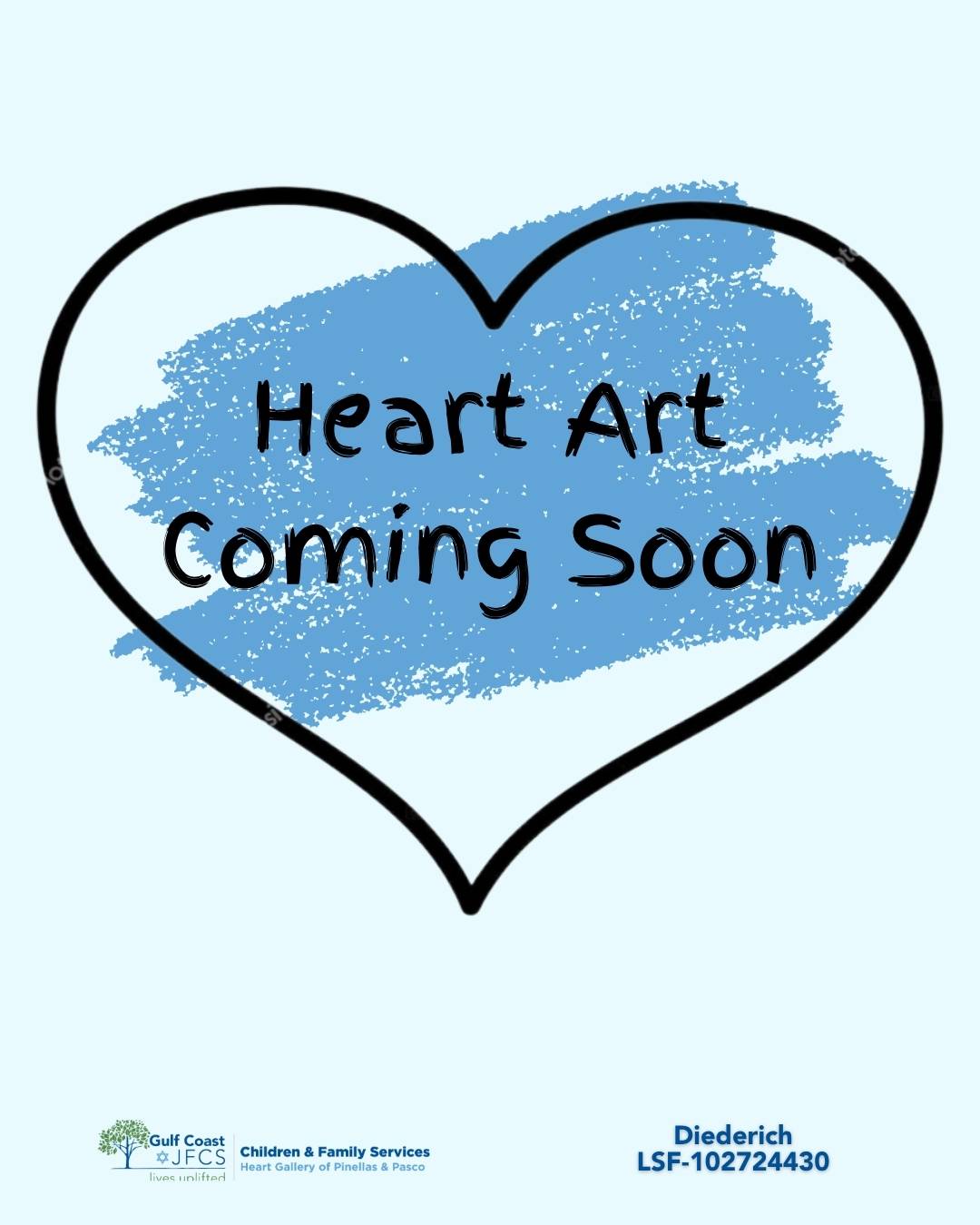 Pinellas-Pasco Heart Gallery logo, "A Program of Gulf Coast JFCS"